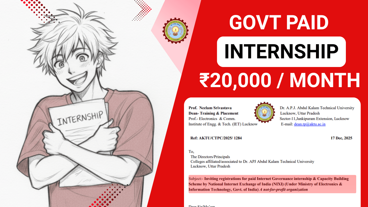 NIXI Internet Governance Internship 2026. Eligibility, Stipend, and How to Apply