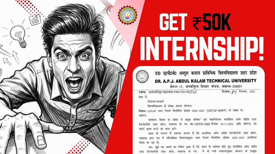 Paid Research Internship Worth ₹50,000? Discover Why the CSTUP Fellowship 2026–27 Is a Must-Apply!