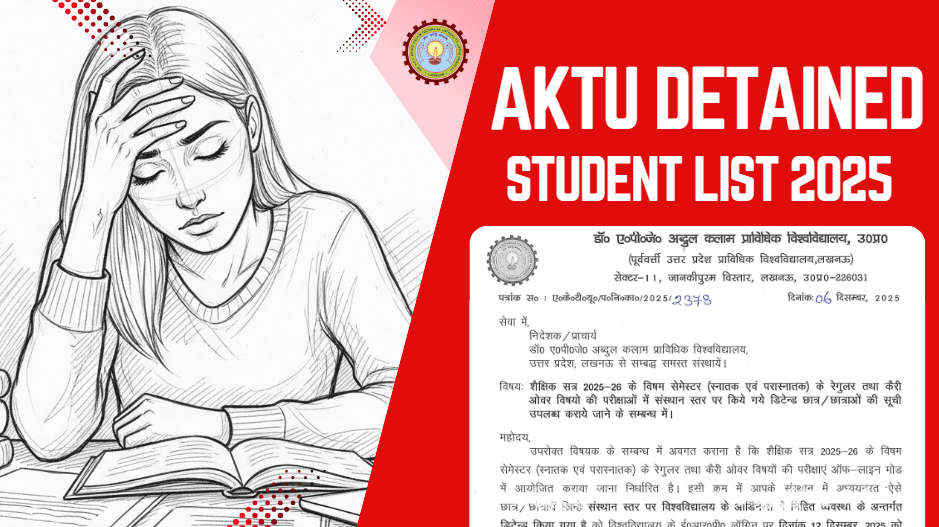 AKTU Detained Students List 2025 — What Does the Latest Notice Really Mean for You?