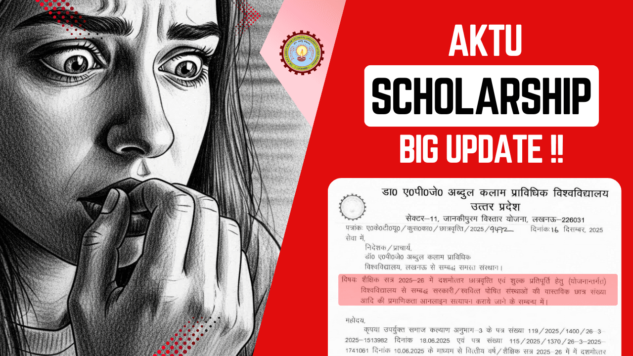 AKTU Scholarship Verification Explained: Avoid Rejection in 2025–26